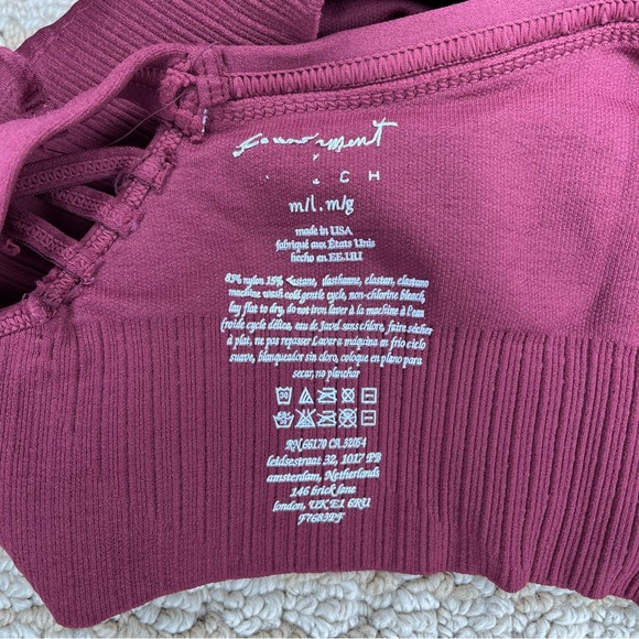 NWOT Free People Strappy Back Good Karma Bra - Picture 5 of 5